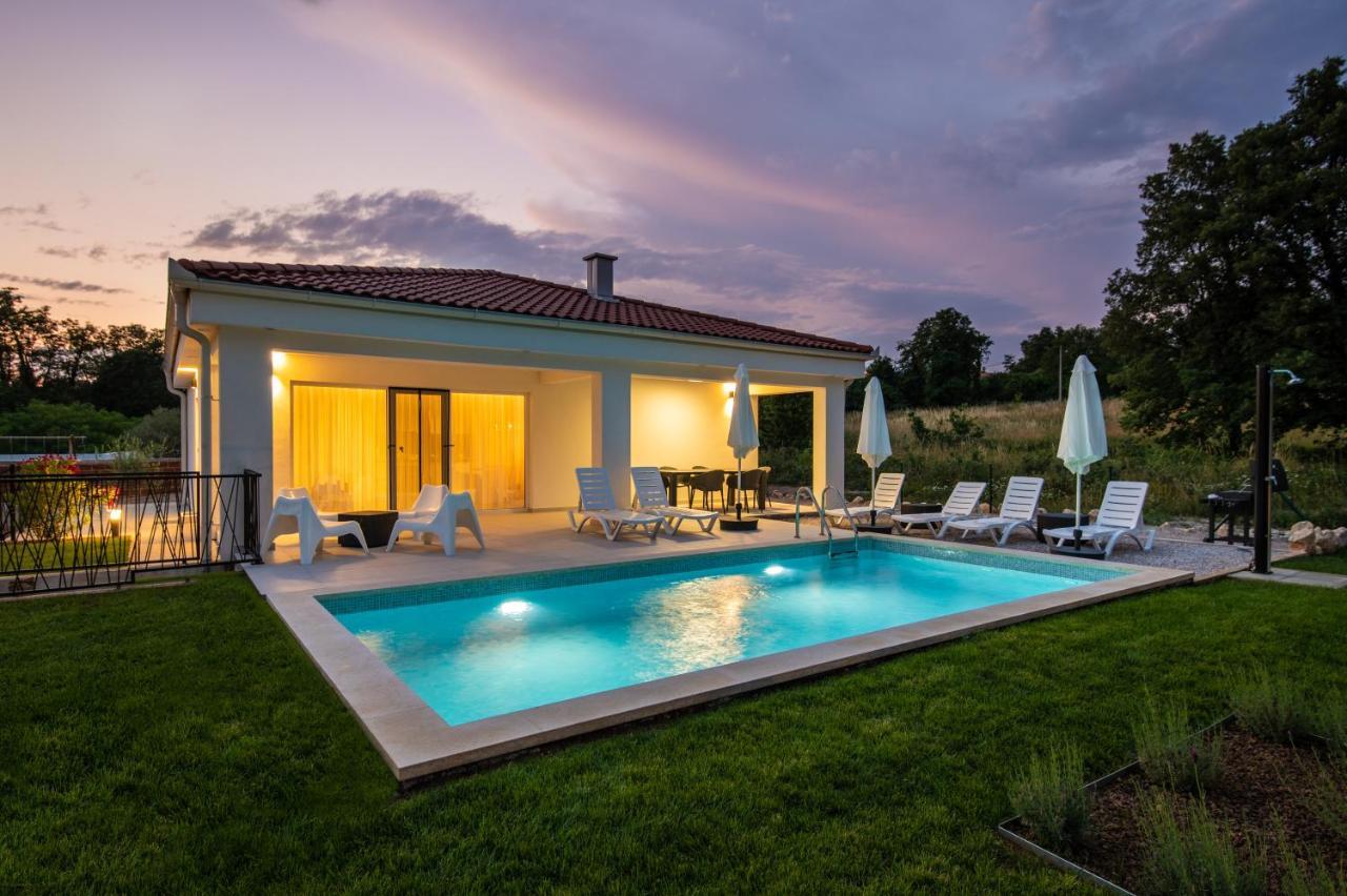 Villa Destiny Nedescina, Istrien, Kroatien Luaran gambar