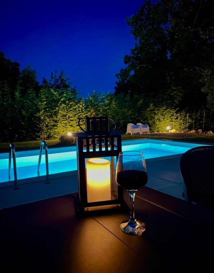 Villa Destiny Nedescina, Istrien, Kroatien Luaran gambar